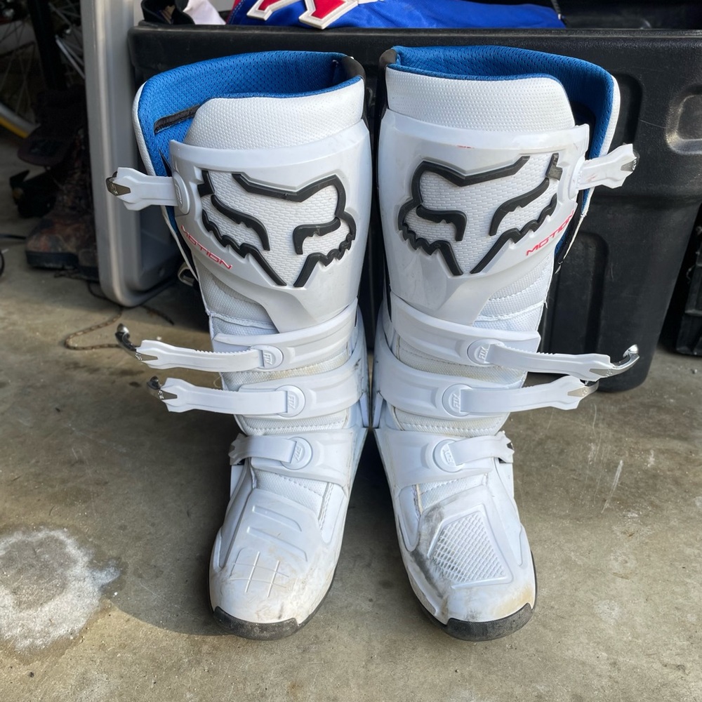 Motion Boots Fox Racing, White, Size 7 EU 40